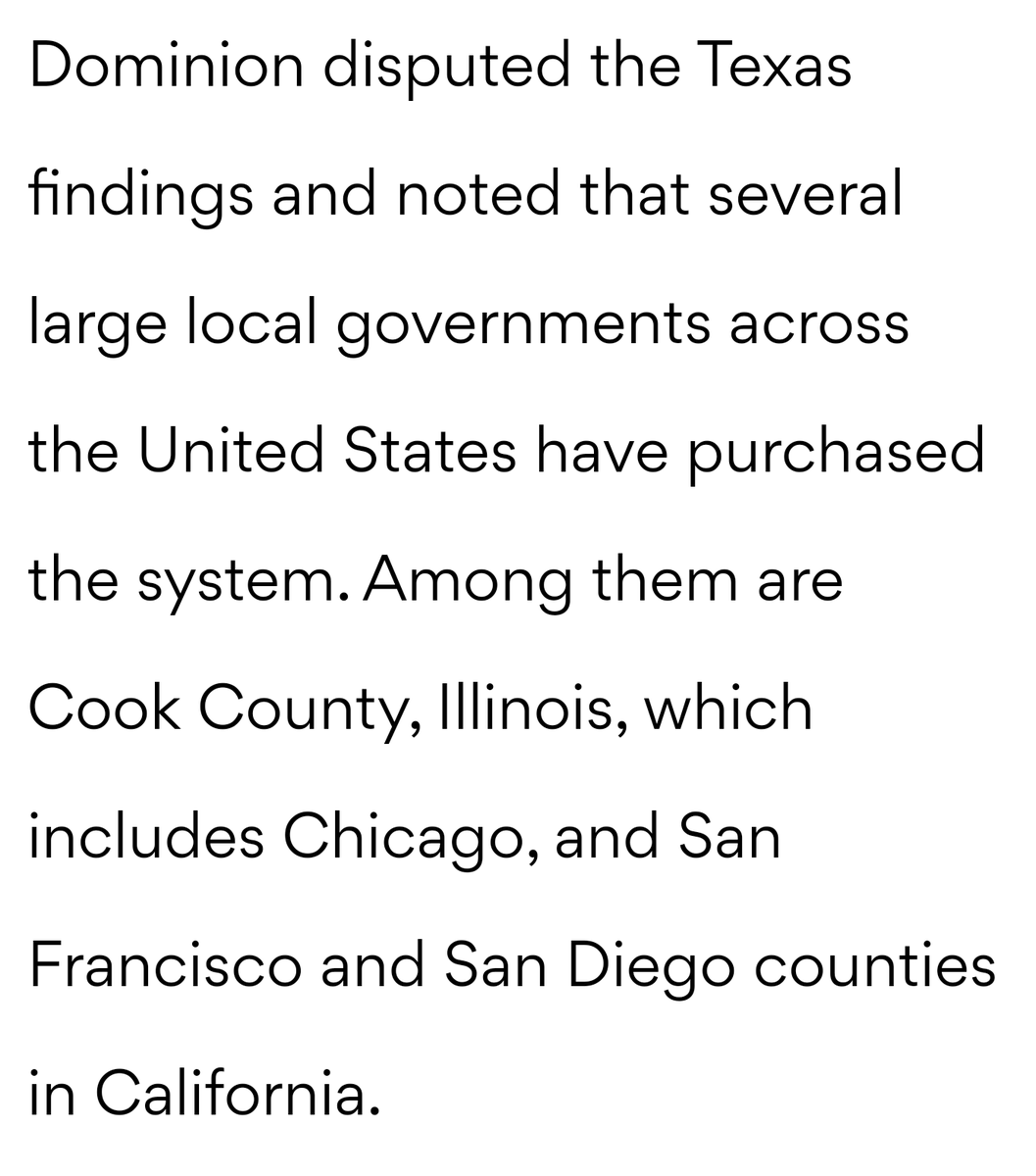 Specific concerns over Dominion Voting Systems was documented prior to 2020 elections. Texas rejected Dominion while others purchased them. Georgia totally ignored warnings. https://www.ajc.com/politics/election/in-high-stakes-election-georgias-voting-system-vulnerable-to-cyberattack/TBFT5U5BH5AZZPFPZTP3LFQ7RY/