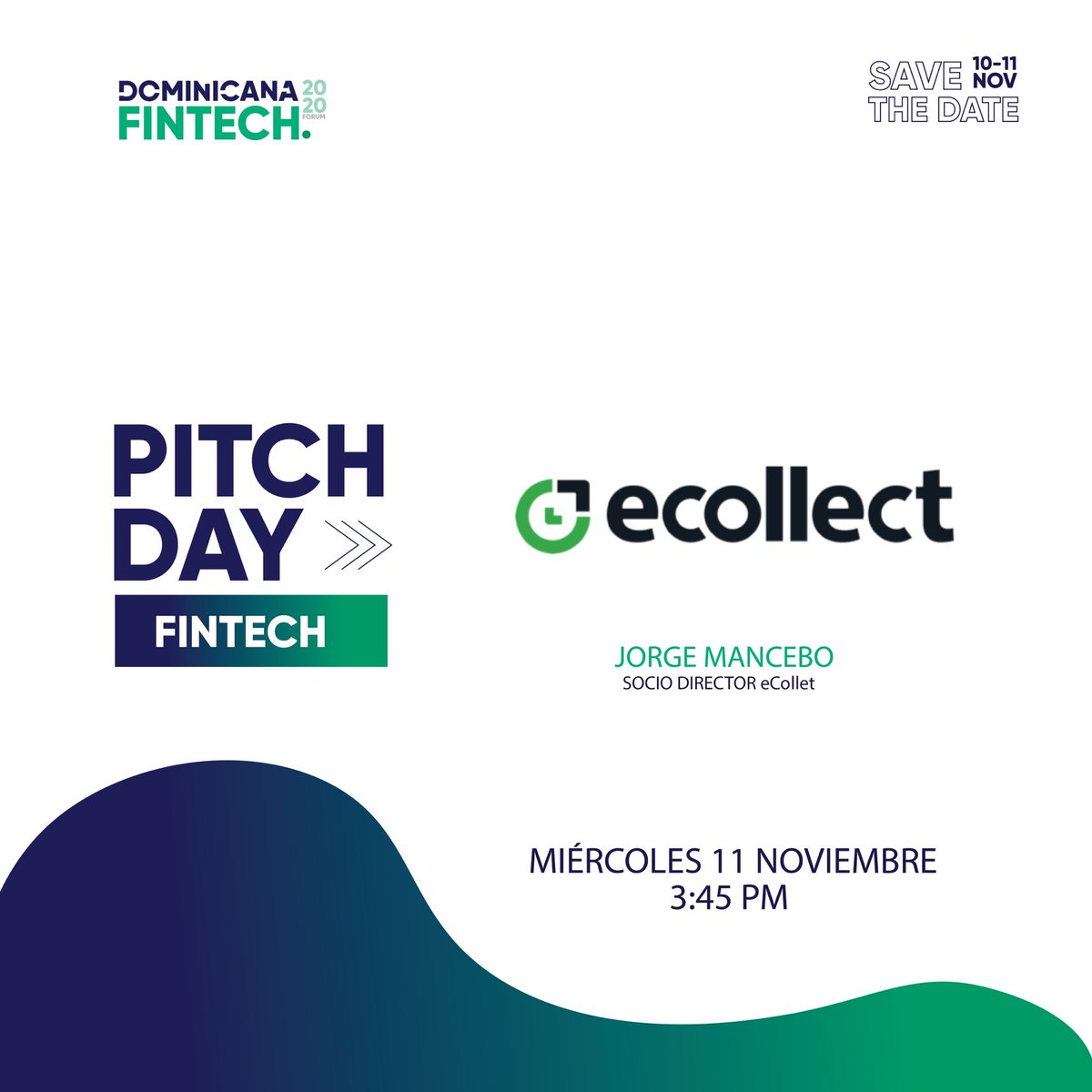AdofintechO's tweet photo. Conoce más de @e_Collect, la plataforma que permite mejorar la experiencia de tus pagadores.

Puedes inscribirte en su pitch en siguiente link: https://t.co/yDZLPo5XAD

#DFF2020 #DominicanaFintechForum2020 #Adofintech https://t.co/XsMArF6ctb