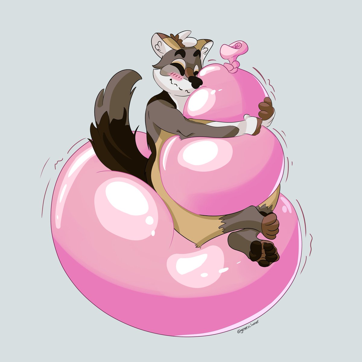 GenericLooner's tweet photo. #furry Commission for ekanssssssssss on FA! #looner #squeakysaturday #squishy #balloonfetish #inflatable #squeaky https://t.co/mhTPM7hLaT
