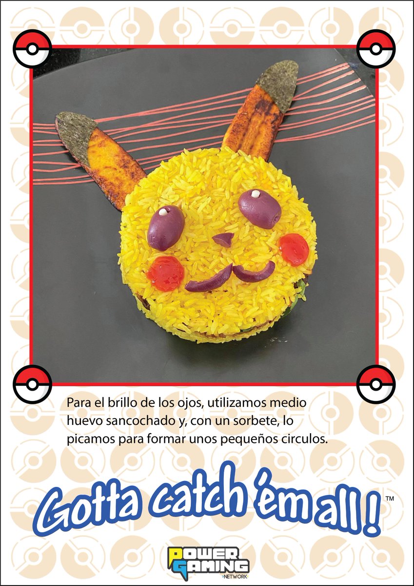 PowerGaming_Net's tweet photo. Hoy los expertos chefs de #CocinaPG te traen la receta secreta del delicioso "Arroz Tapadito de Pikachu". ¡Delicioso!

#Pikachu #Pokemon #Nintendo #NintendoSwitch #Cocina #Comida #Videojuegos #PowerGamingNetwork #PGN https://t.co/47Bpzfombr