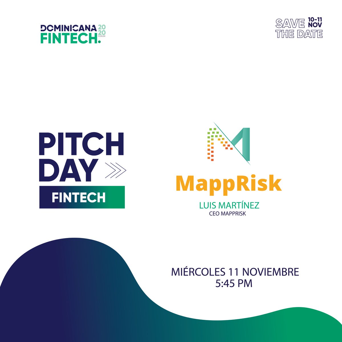 AdofintechO's tweet photo. Conoce más de @MappRisk, empresa que impulsa las herramientas RegTech en República Dominicana.

Puedes inscribirte en su pitch en el siguiente link: https://t.co/yDZLPo5XAD

#DFF2020  #DominicanaFintechForum2020 #Adofintech https://t.co/znKukF8jyi
