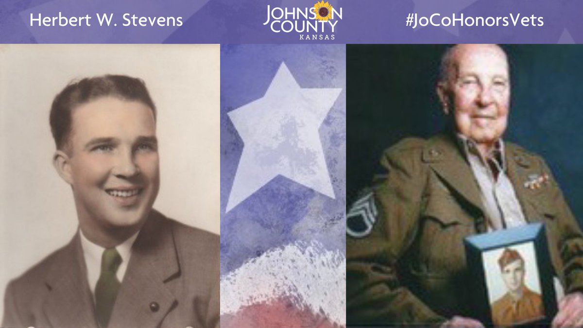 Meet Herbert W. Stevens who resides in Leawood. He is a World War II veteran who served in the  @USArmy. Visit his profile to learn about a highlight of an experience or memory from WWII:  https://www.jocogov.org/dept/county-managers-office/blog/herbert-w-stevens  #JoCoHonorsVets 