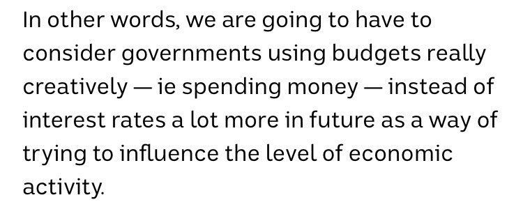 and the idea that governments spending money is “creative”? Government spending is literally why we pay taxes. That is not creative. It is called governing.