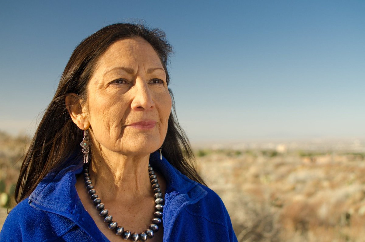 How cool would it be if one of the first Native American women to be elected to Congress was asked to be Secretary of the Interior. Pass it on. #History #BarrierBreaker #bidenharis2020