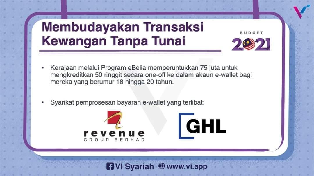 Belanjawan 2021 telah diumumkan.Belanjawan ini akan memberikan impak yang besar kepada syarikat2 yang terlibat kerana melibatkan seluruh rakyat Malaysia.Korang dah tahu kaunter apa yang nak study sempena Belanjawan 2021 ini?Jom sama2 kaji kaunter di bawahFB: VI Syariah