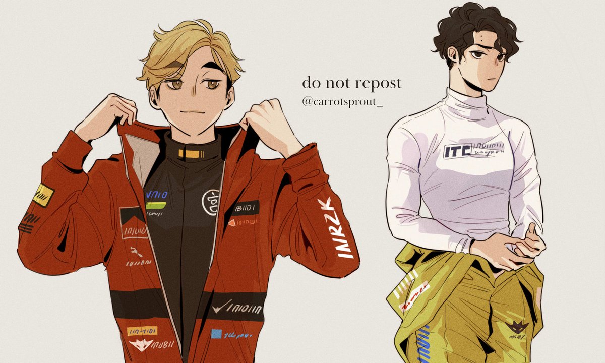 carrotsprout_'s tweet photo. HQ racing AU pt.2 https://t.co/juyVmM0KBP
