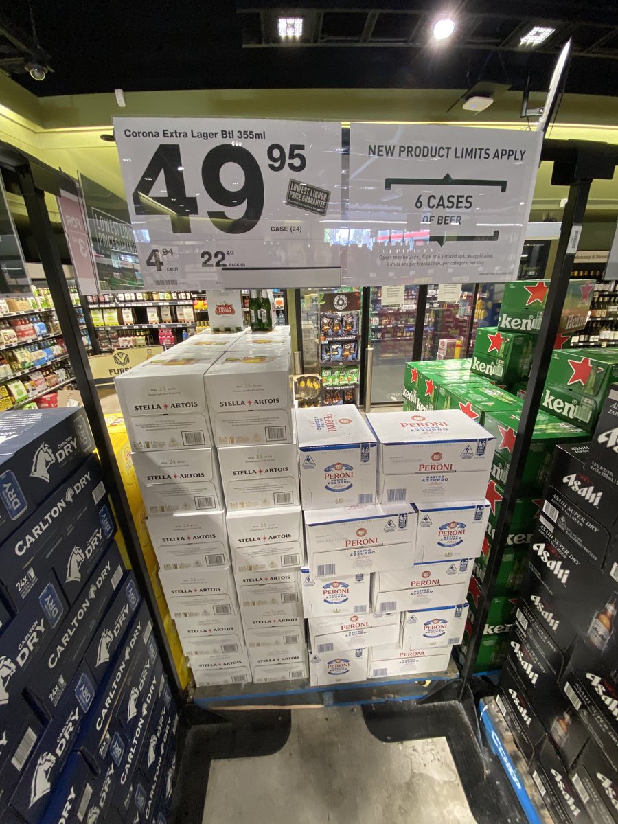 Dan Murphy’s are taking the whole ‘no Corona cases in Victoria’ thing a little too literally.