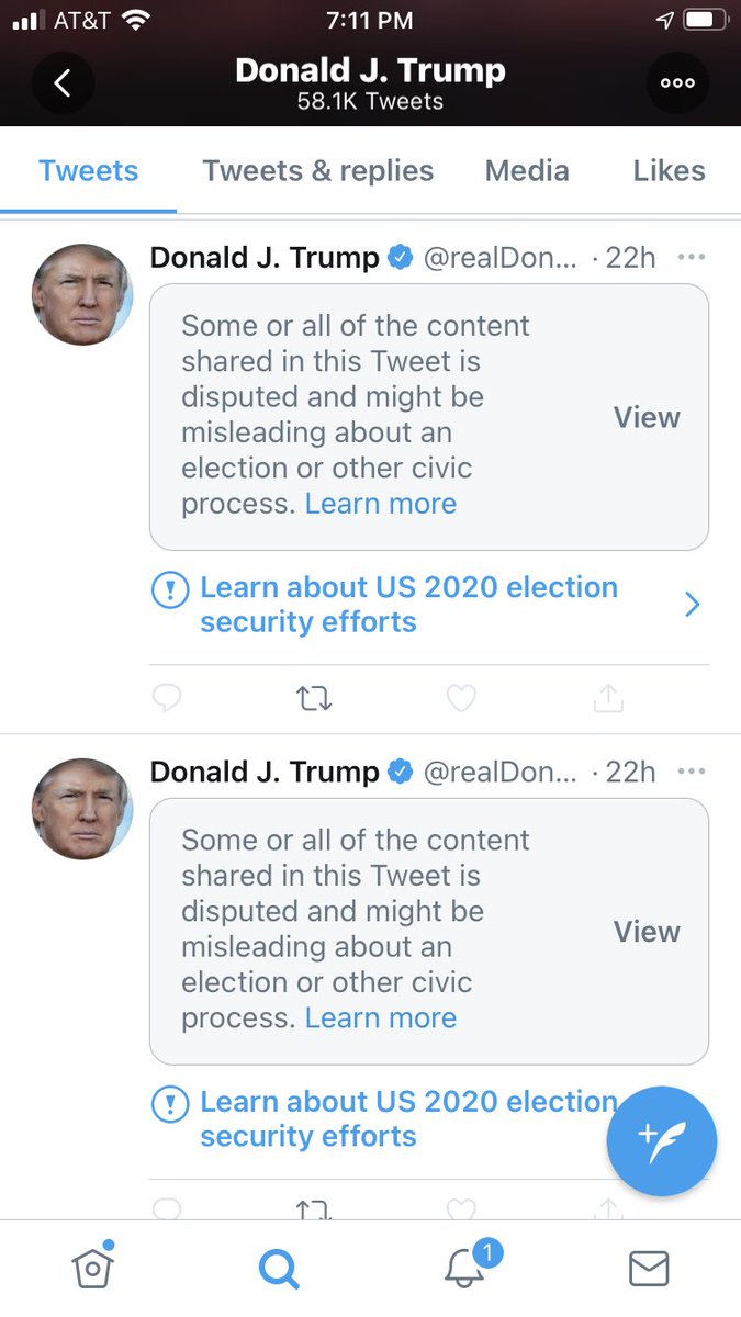 Twitter has been censoring Trumps tweets. We love to see it