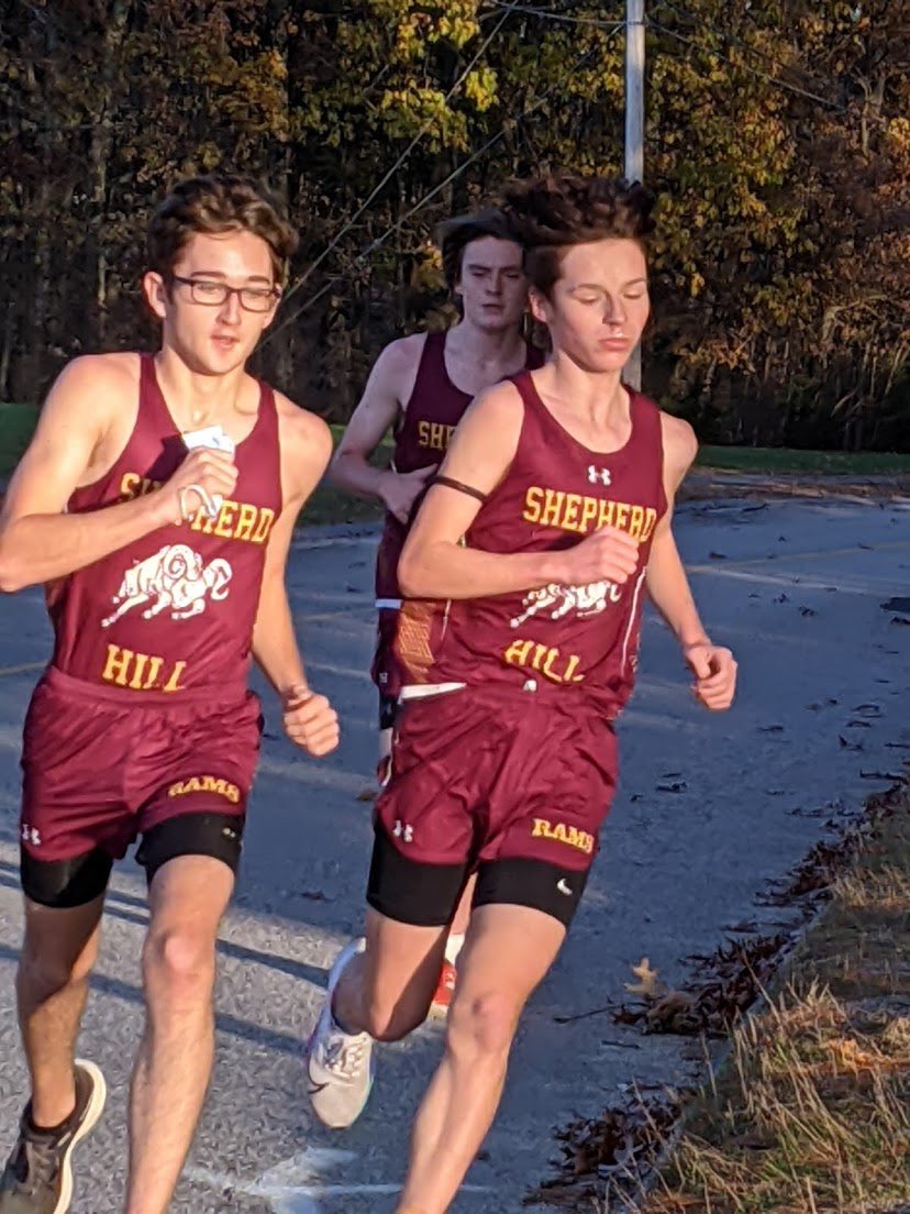 shephillxctrack's tweet image. Boys and girls have another great day v North Brookfield. Boys win in a shut out, 15-50, led by Gard in 1st. Grace Bateman led the girls with her 1st place finish #thankful #gettingthejobdone ⁦@SHRamsAthletics ⁦@Hillbooster⁩