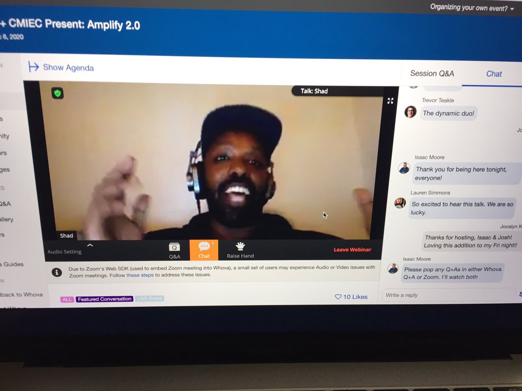 jkervs's tweet photo. In the house with @shadkmusic, @laurendorphin, @MrTeakle, @mrisaacmoore, @LauraLeeMatthie and so many more!!! #Amplify2020 #OMEAamplify https://t.co/Bz2waSPEJY