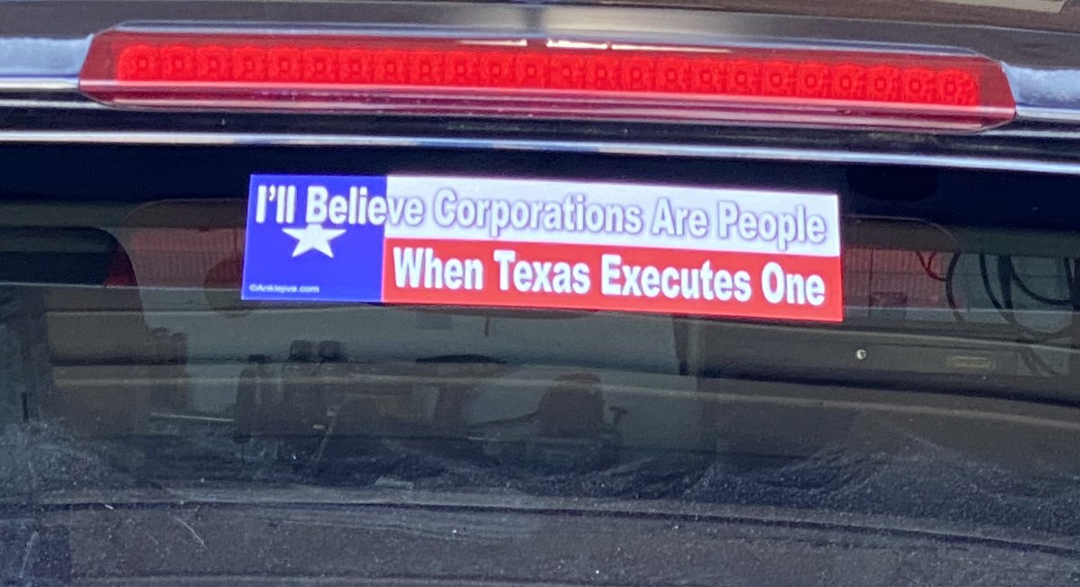 Anklejive's tweet photo. Thanks to Zachary H. in IL for his support! Our sticker looks great on his Hyundai. And he got a free sticker for sending us this photo. You can, too!
Slap a sticker on your car, laptop, water bottle to show others how you feel. https://t.co/t9X0yE3zhS
#BumperStickerPolitics https://t.co/RLoIpBFzHQ