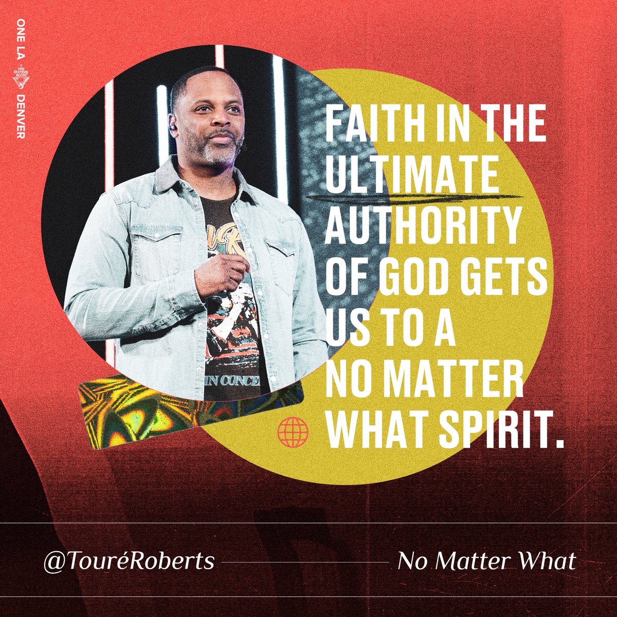 TPHDenver's tweet photo. As we head into the weekend possibly without a definitive answer as to who our president will be, we’re trusting in God’s ultimate authority and holding onto our “No Matter What” spirit! 
Join the series! “No Matter What” by Pastors @ToureRoberts and @SJakesRoberts !! https://t.co/vWwxapxJgR