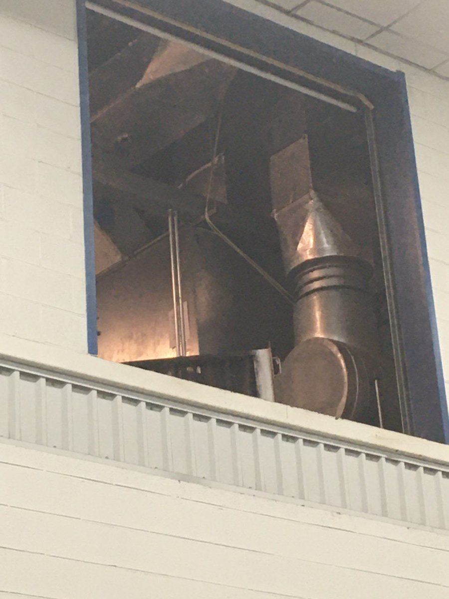 ChiefLCretired's tweet photo. Fire alarm = actual fire in commercial bld this evening. Strong work by Chief 24 w/command &amp; T1, E24. Photos from Chief Hawk on scene. https://t.co/leNtS5BvHR