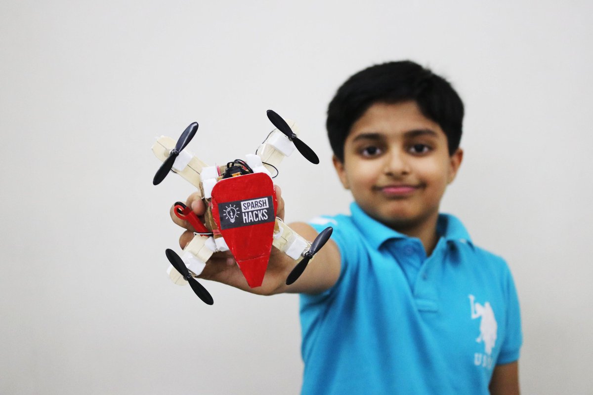 SparshHacks's tweet photo. I made a CAMERA DRONE!!! It really FLIES...
Here is the step by step tutorial video - https://t.co/lnI4Ws2Jlf
Thanks @dronaaviation for the support and guidance.
#drones #diy #like #SaturdayMood #SaturdayVibes #SaturdayMotivation #ArtificialIntelligence #Robotics https://t.co/B9VBYmTzSS