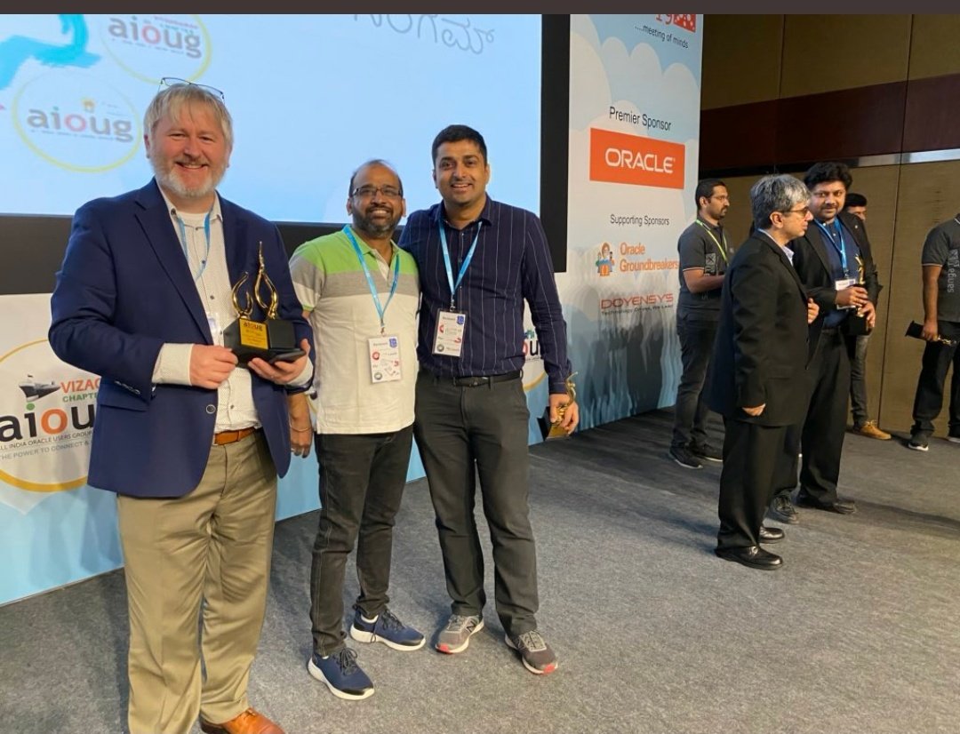 geeksinsights's tweet image. Sangam 19 memories. Amazing event and great participation from everyone.
#sangam20 #aioug #sangammemories