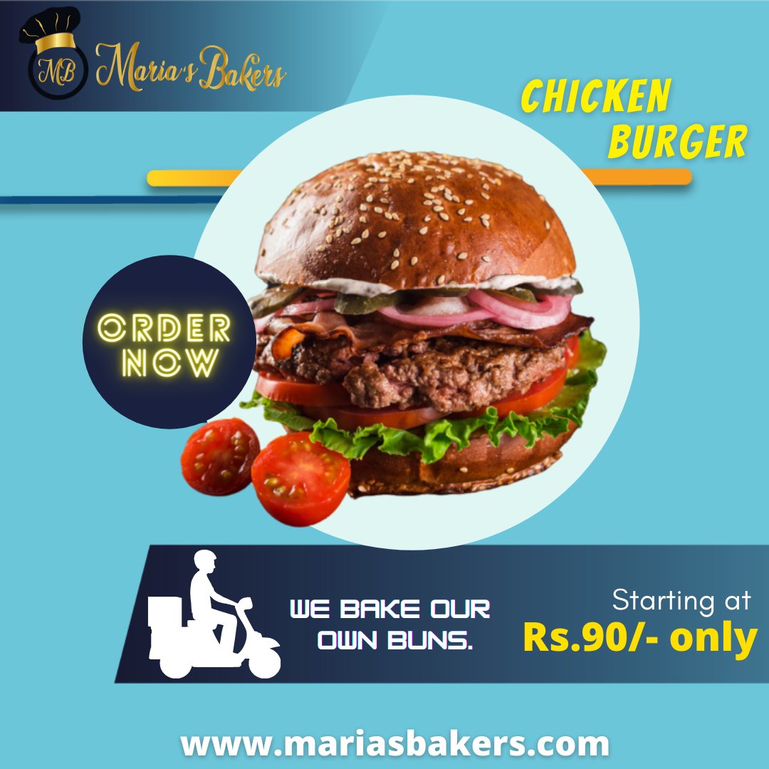 BakeryMarias's tweet photo. Chicken Burger.
Order now: https://t.co/6w7qC7nvvD /8446021613
#cake #food #baking #pestry #foodporn #instafood #dessert #homemade #cakes #chocolate #yummy #delicious #cookies #cakedet #bake #birthday #BirthdayCake #puffs #SaturdayMorning https://t.co/Cf4D4M7EAs
