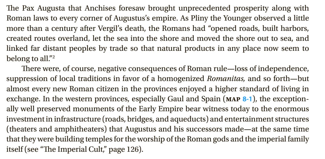 This analysis is consistent with the doctrine of Pax Augusta. In fact, Rome left Athens with a set of laws and rules after its withdrawal[18]. Pax Augusta extended the prosperity of Rome throughout the Empire accompanied with its own laws and regulations, like in Athens[19].