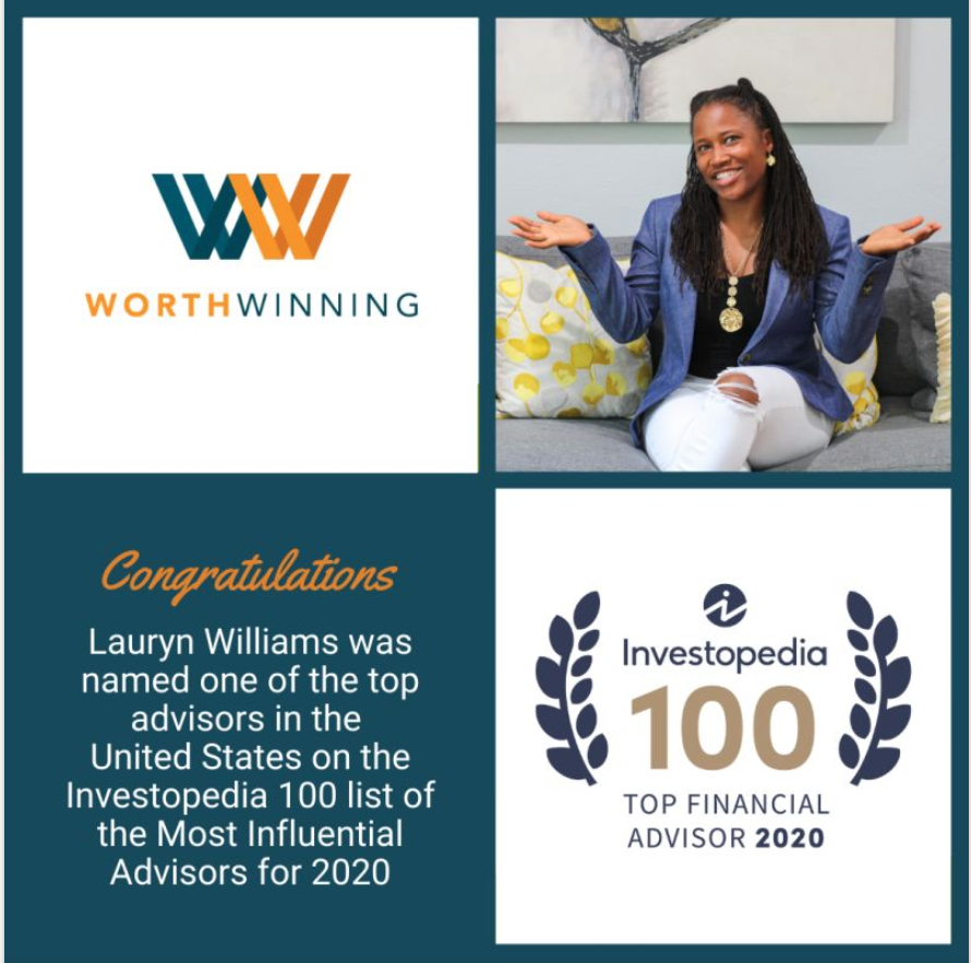 Congrats to our Athlete Advisory Council member Lauryn Williams on being named as one of the 100 Most Influential Advisors in 2020 by <a href="/Investopedia/">Investopedia</a>!