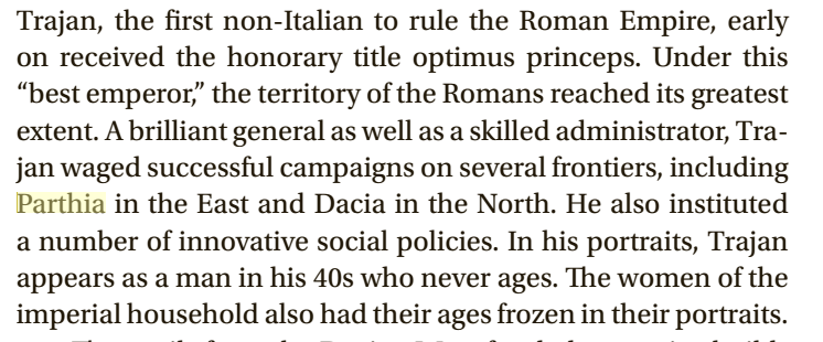 Plutarch, a biographist, fails to mention that the siege of Athens had important strategic implications for the Empire in their efforts to combat Mithridates in Asia Minor. This aligns with the growing expansion of the Roman Empire under Trajan into even Parthia in the East.[7]