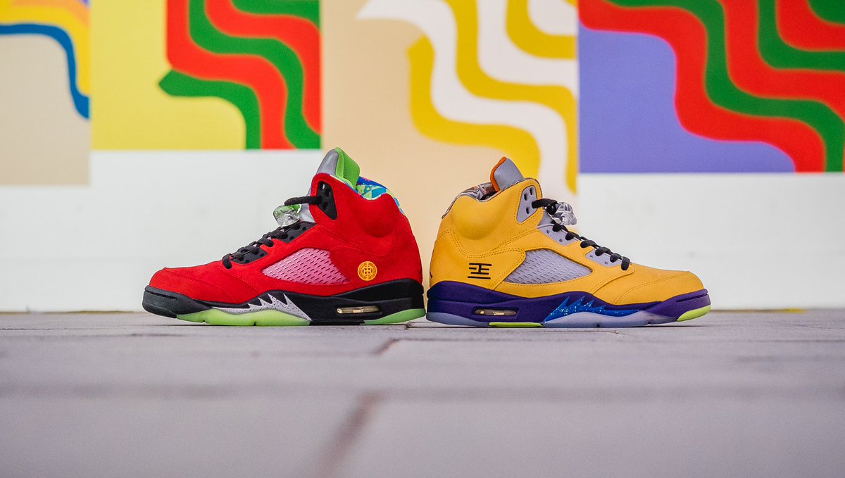 SOLELINKS's tweet photo. Releasing in 1 hour via EU sites
Air Jordan 5 Retro 'What The'
=> https://t.co/FwP6qcj4iY
=> https://t.co/FwP6qcj4iY https://t.co/Myj4eIxnX6