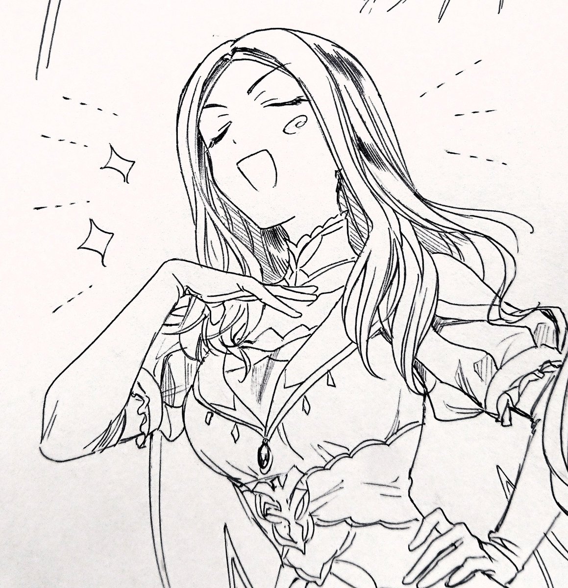 舞台見てからずっと描きたかったダヴィンチちゃん 