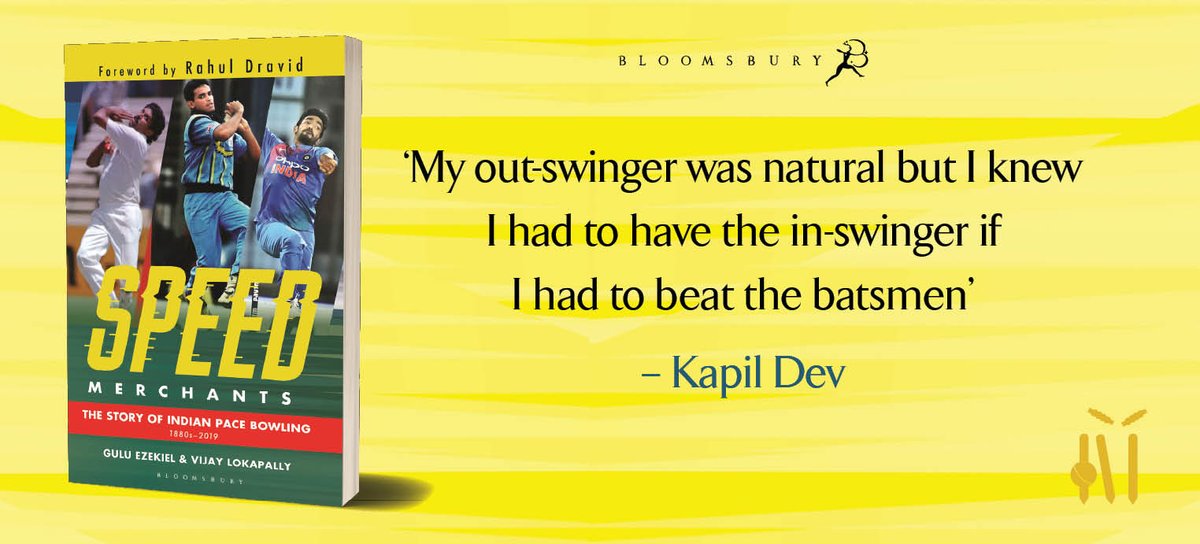 BloomsburyIndia's tweet photo. Indian cricket was traditionally known for its spin bowling. All that changed with the advent of the magnificent Kapil Dev in 1978. 

Read about the Indian pace bowling in #SpeedMerchants by @gulu1959 and
@vijaylokapally here: https://t.co/6sldaP3Bof https://t.co/TXOuvahxsa