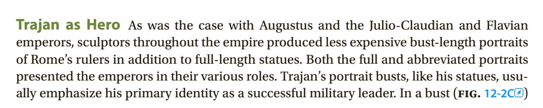 Trajan’s portraits were often dominated by the motif of victory. His busts similarly emphasize Trajan as a successful military leader. Generally, we must consider the emphasis that Romans placed on military success and war when trying to understand the incentives Sulla had. [9]