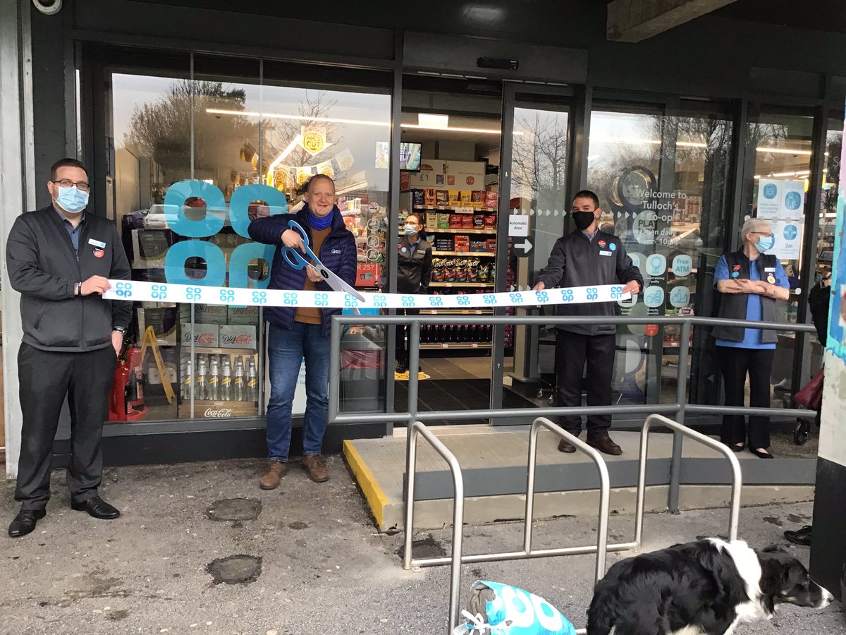 patterson_ivor's tweet photo. Fantastic launch of our refitted Coop store in Perth Tulloch. Local community blown away by the transformation. Well done to Jonathan and his team, and all those involved in making it happen. Thank you 👏👏@mccarthy_1888 @furnivalderek https://t.co/prlccn5sDp