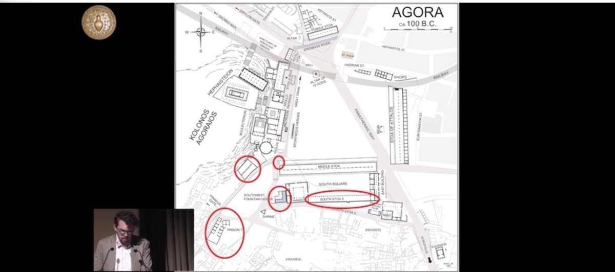 Rogers also questions the archaeological evidence. He considers past scholarship on destruction of various buildings in the Agora. Rogers finds that the typical narrative (some buildings burned randomly, some destroyed strategically, and some spared) may not hold.[11]