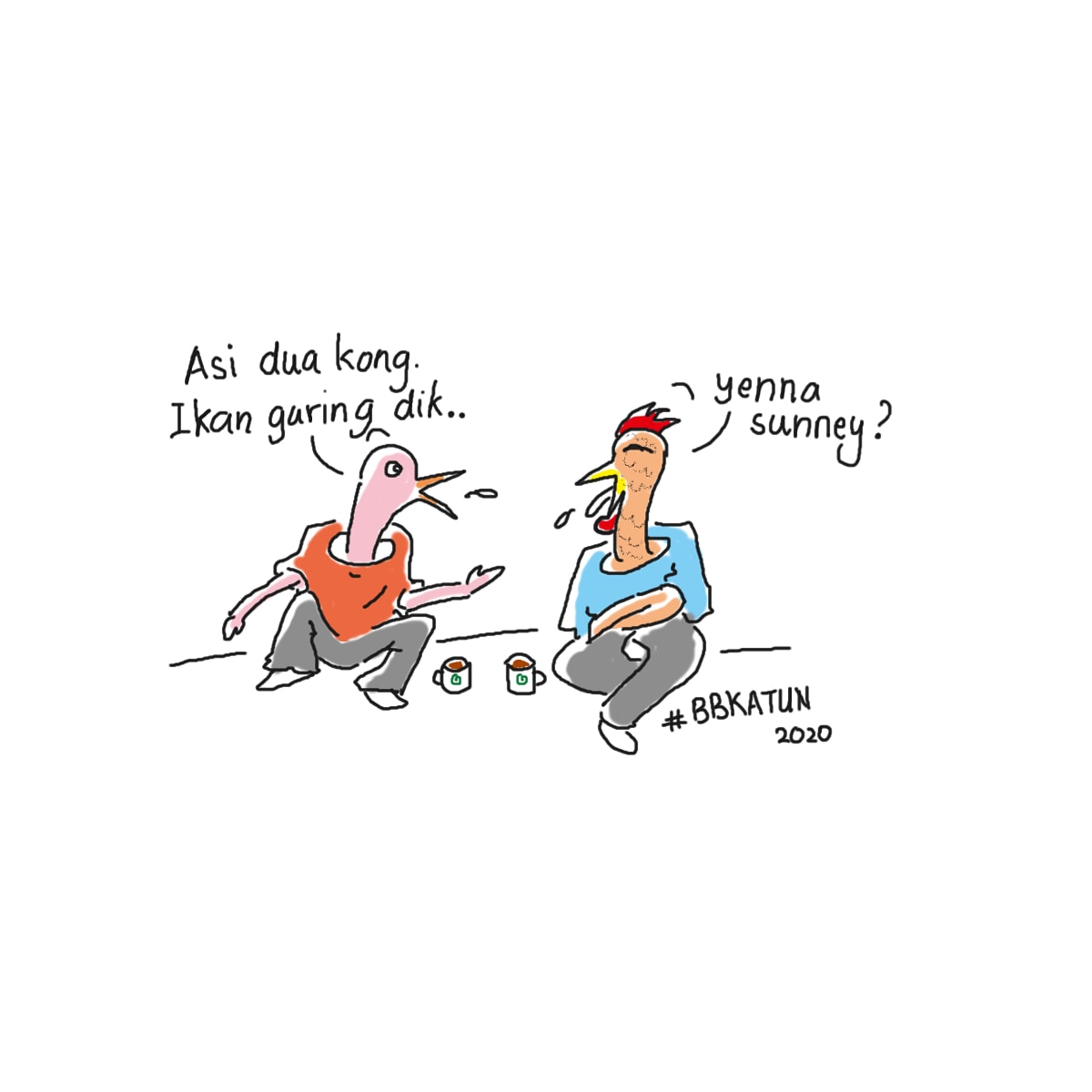 bbkatuns's tweet photo. Hi, saya BB. Cuma peminat lukis komik since kecik. Lukis komik sekadar hobi untuk hiburan.😁 Ada content bahasa Iban sebab saya rasa tak banyak komik bahasa Iban yang ada. 🤔 Harap2 satu hari nanti bole compile jadi buku. Terima kasih sudi jenguk 😍 #ArtistOfMalaysia 
#bbkatun https://t.co/3WqUbsGUDk