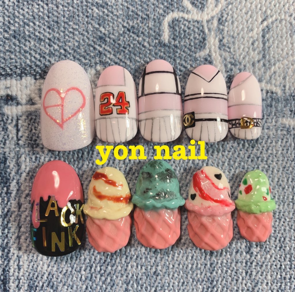 yon_BigbangNail's tweet photo. 「ソンムル企画〜第22弾〜」

BLACKPINKネイル🍦🍨💖🖤

⚠2枚目の応募条件をよく読んで参加してください。

#ソンムル企画 
#プレゼント企画 
#ネイル
#BLACKPINK
#BLACKPINKネイル 
#JISOO 
#LISA 
#JENNIE
#ROSÉ https://t.co/G5KSaja1N5