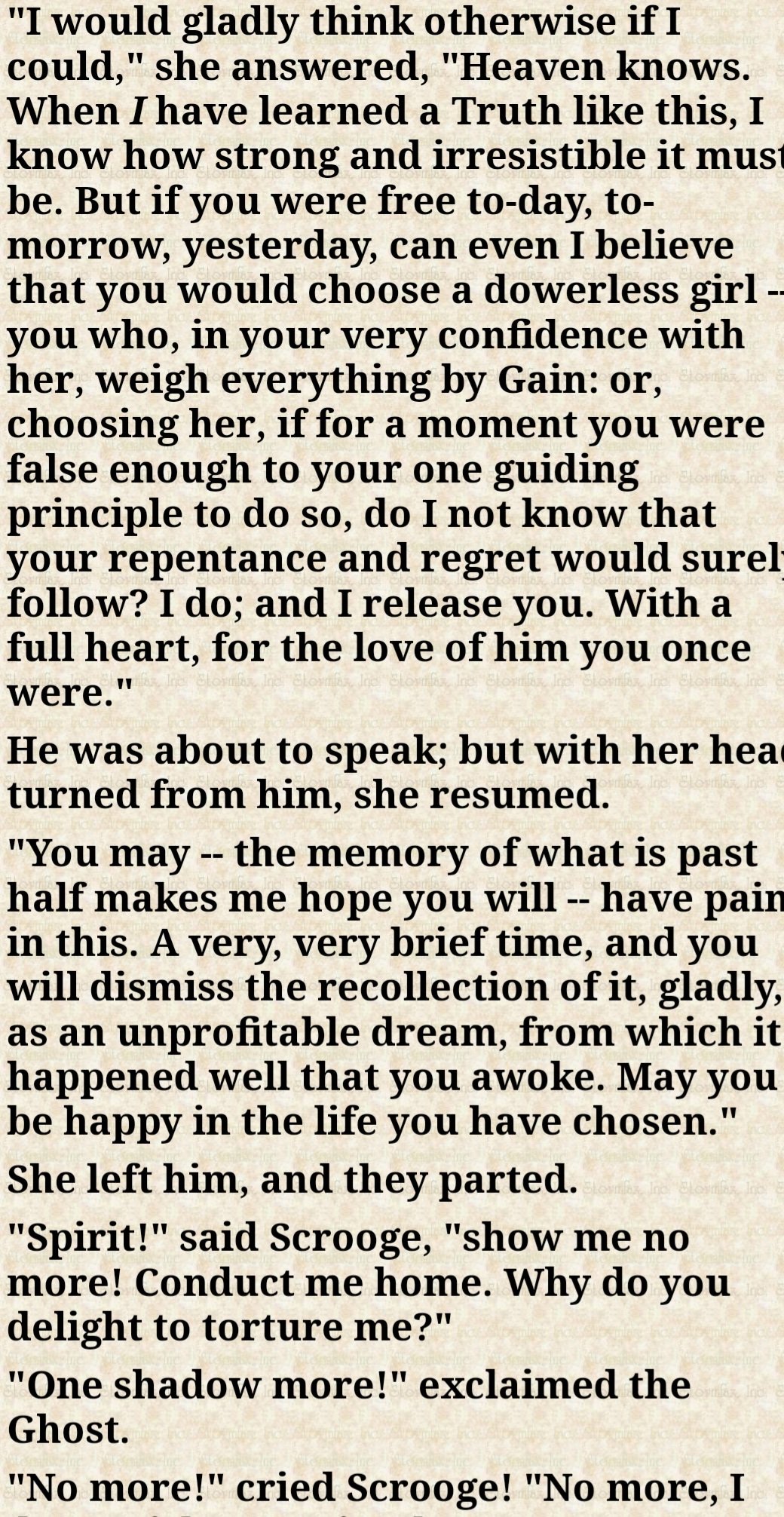 A Christmas Carol on Twitter ""You fear the world too much", she answered, gently. What does