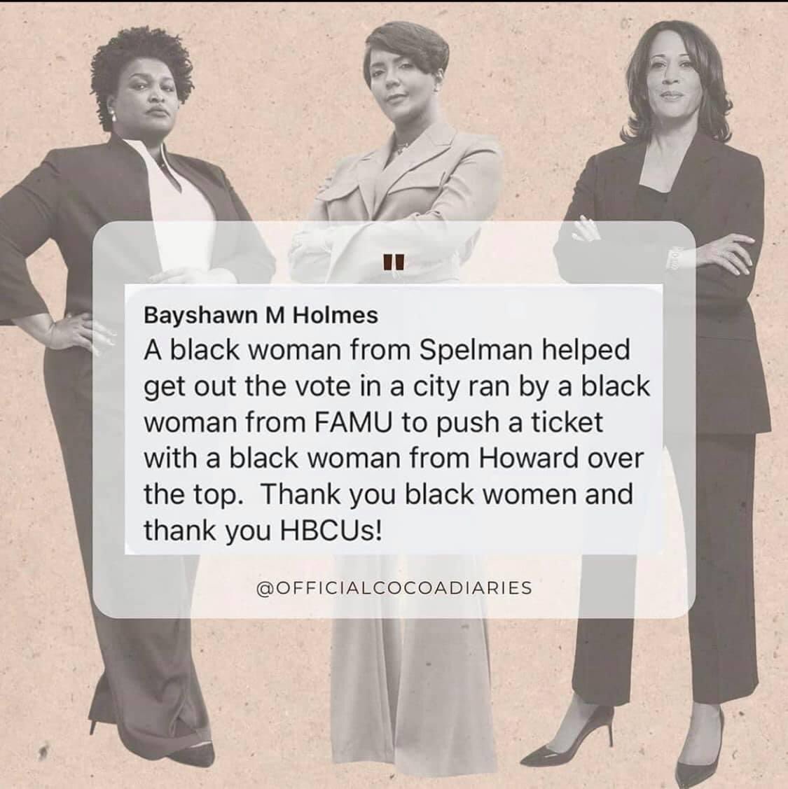 lisalovesmktg's tweet photo. I am a Black woman. I attended @ClarkAtlanta an #HBCU. #HBCUPower https://t.co/9VEtscmwBU