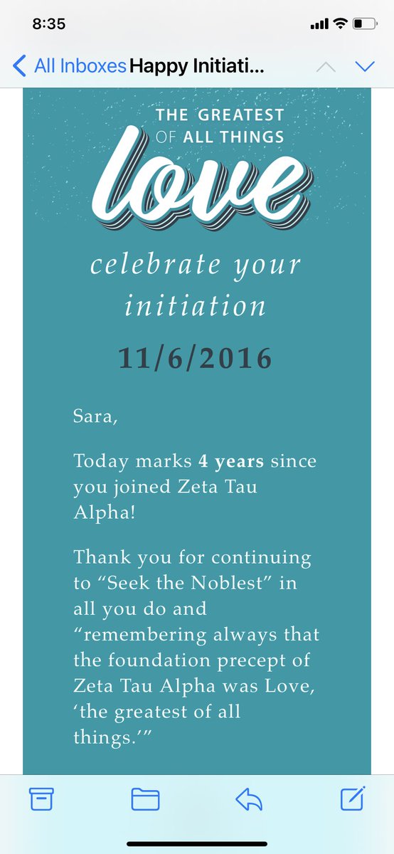 It’s my anniversary!!! 4 years later !! <a href="/LSU_ZTA/">LSU ZTA</a> <a href="/ZTAFraternity/">Zeta Tau Alpha</a>