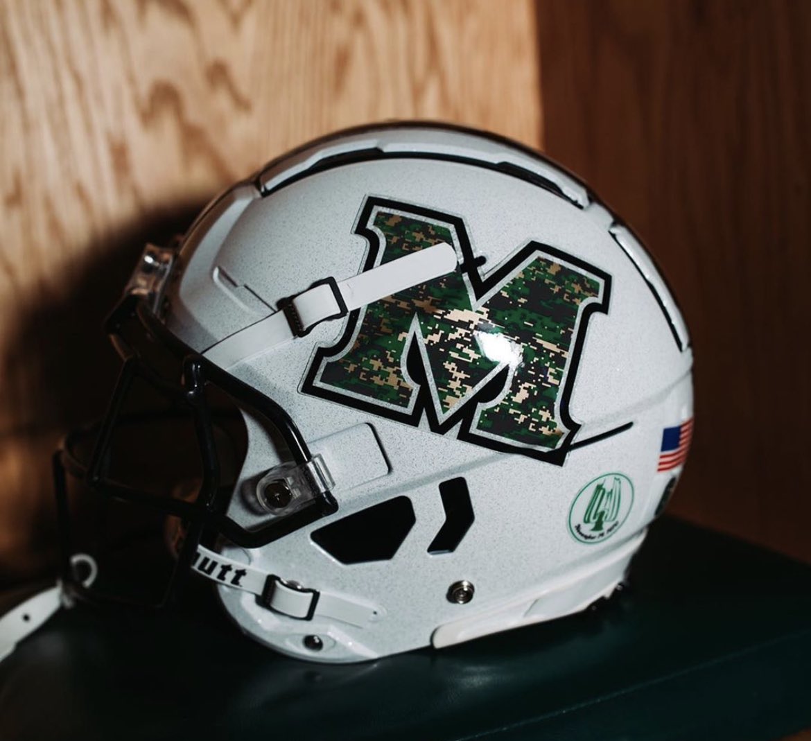 UNISWAG's tweet photo. The helmets for @HerdFB this week.

#uniswag https://t.co/YUkzD8Qvgb