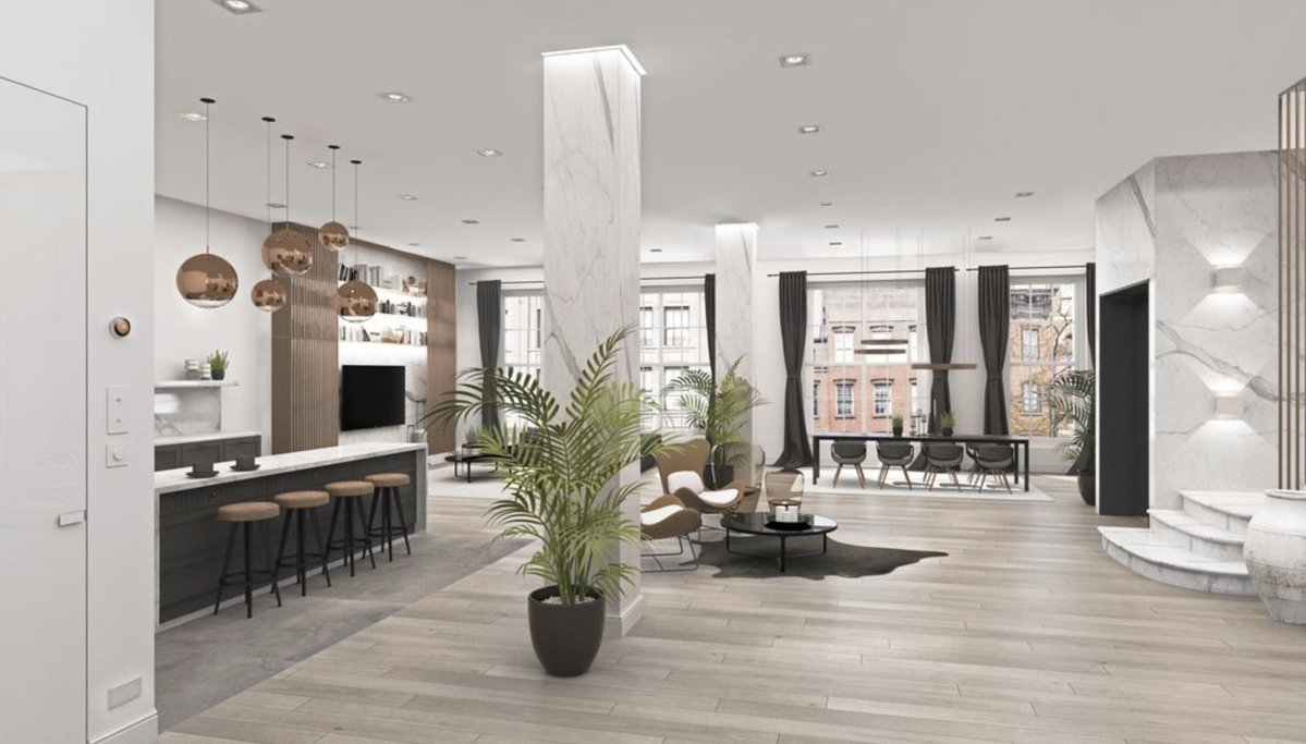 APompliano's tweet photo. Only in NYC can you convince someone to buy a parking garage for $45 million based on the idea that you can turn picture 1 into pictures 2, 3, and 4. https://t.co/UkXtQYJyVx