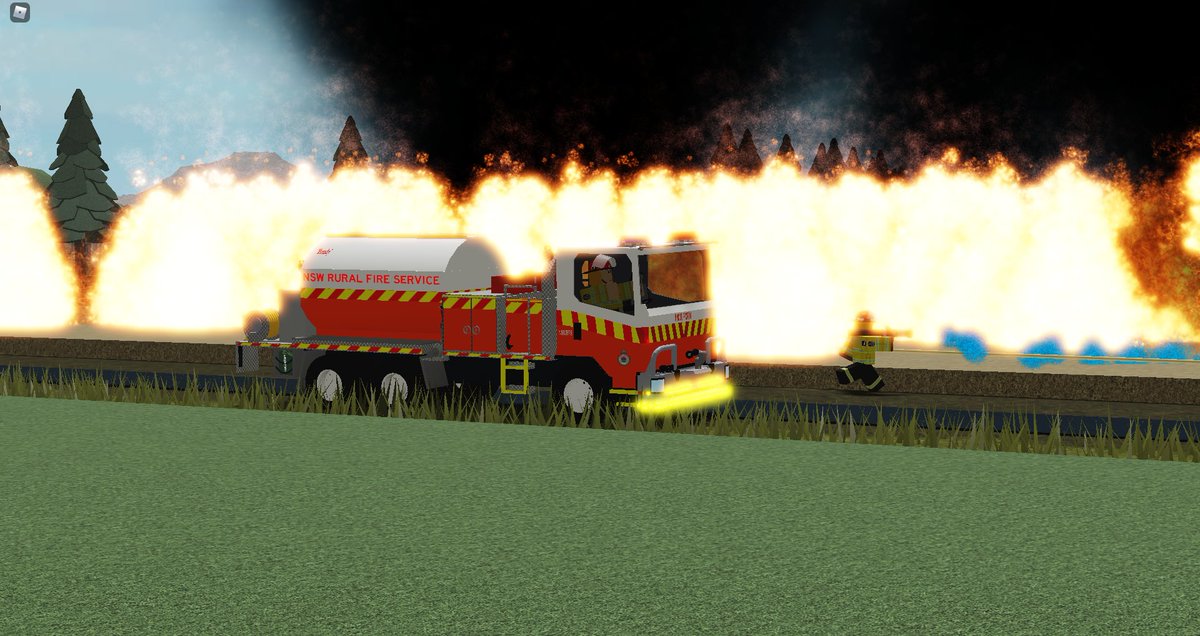 RFS_RBLX's tweet photo. Photos from a recent bushfire Crews attended this afternoon. photos taken by @iAaronCasey  #roblox #robloxdev https://t.co/MBERrFm5gV