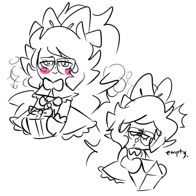 ok fine heres doodles of me oc b4 bed 