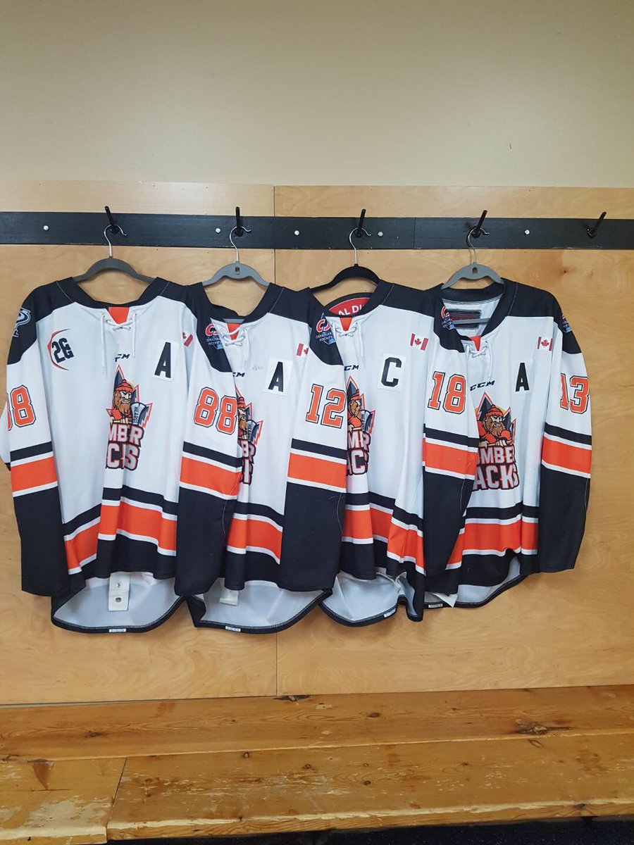 The Hearst Lumberjacks are proud to present our leadership team for this season. Sebastien Doucet - Captain. Supporting him will be Olivier Cloutier Faucher, Matthew MacDougall and Adam Rajsigl for Assistants. Congratulations 🥳 to all. <a href="/lumberjacks2017/">HEARST LUMBERJACKS</a>  <a href="/NOJHL/">NOJHL</a>