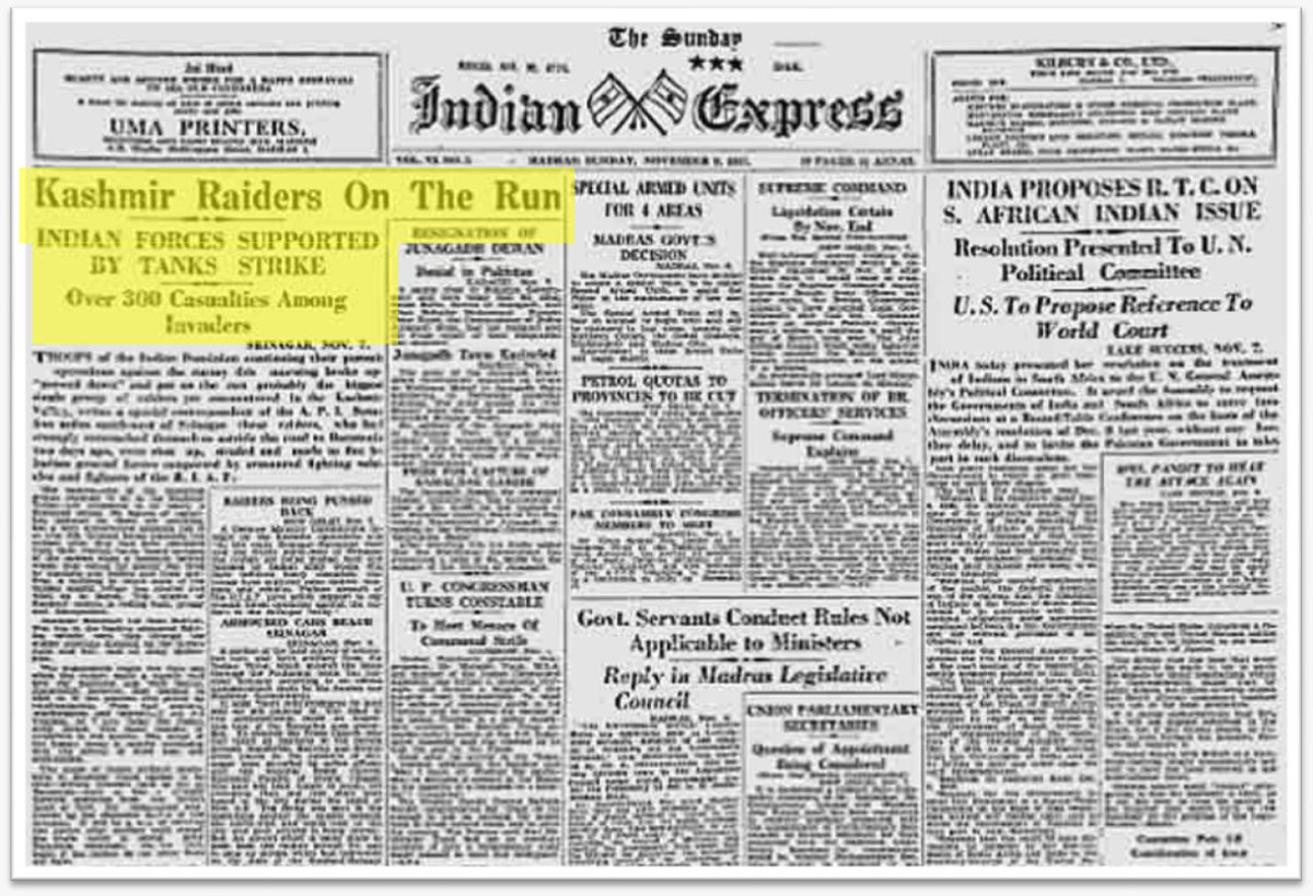 Battle of ShaletangWithin 20 minutes, the battle was over and the coward invaderswere decimated completely.  #PakInvaders fled back leaving their ammunition, supplies & more than 300 of their dead comrades on the ground. (32/n) #SavioursofJammuKashmir1947 #ThisDayThatYear