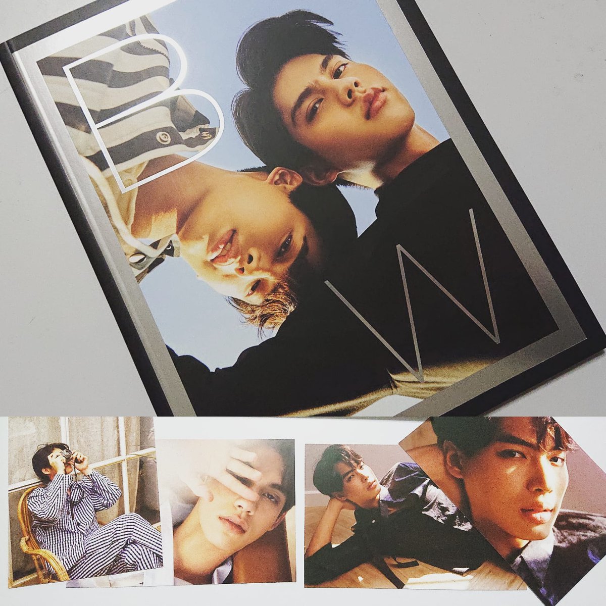 tatsupee's tweet photo. 先程ようやくタイから届きましたー‼️
I've got BrightWin photobook just now, I was longing for it 🥰
#bbrightvc #winmetawin
#brightwinphotobook #bwphotobook https://t.co/CPTfDpfJ1L
