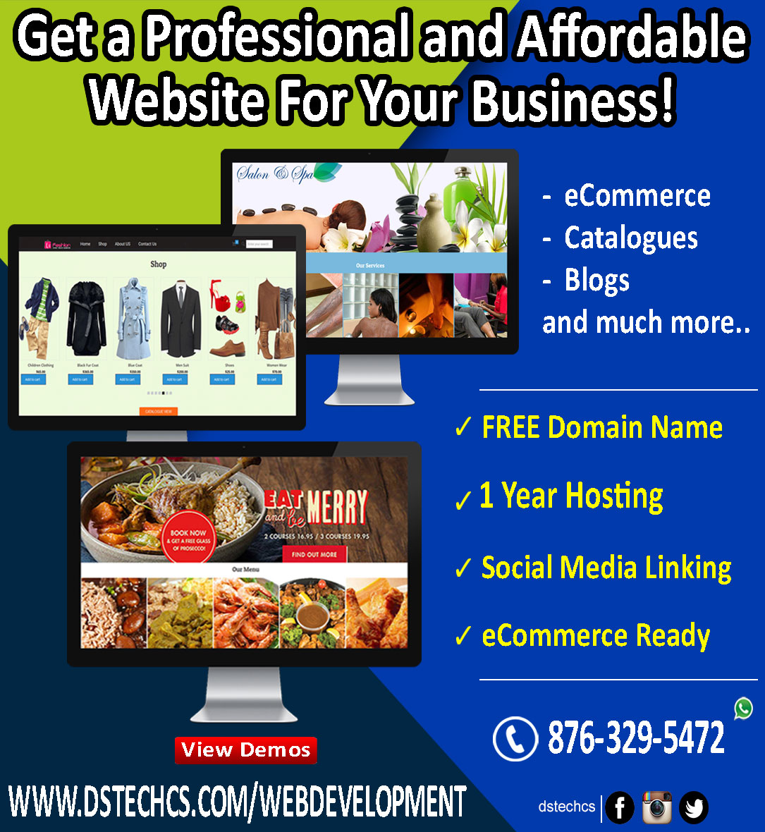 dstechcs's tweet image. Professional and affordable websites for your business. Visit: dstechcs.com   #dstechcs