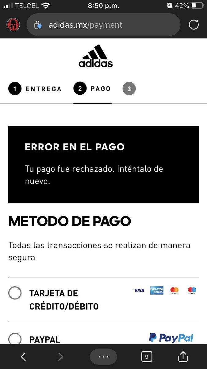 JonnyKenobi's tweet photo. @adidasMX porque nunca se puede pagar en tu tienda? Necesitan alguna asesoría para mejorar su sistema? https://t.co/X4fAeRAHqf