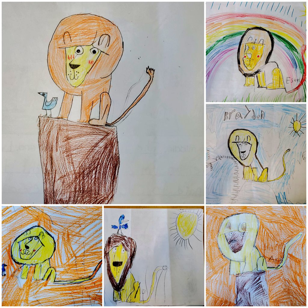 MrsHowards5s's tweet photo. We made lots of great connections with this book this week. Today we followed along as the author/ illustrator taught us how to draw the main character Leonard. I think we have some future illustrators among us! @ddwhdsb @HDSBLiteracy @HaltonDSB @ed_vere #DrawWithEdVere https://t.co/xCwjhQ3ivt