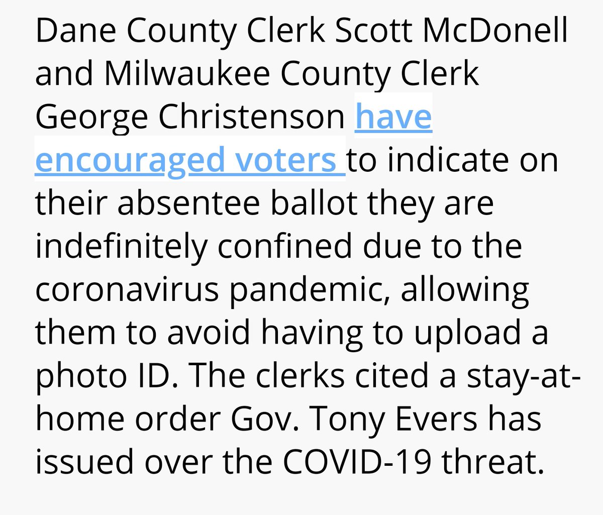 EarTo8ernity's tweet photo. @VeritasVital #IndefiniteConfinement #Lockdowns #VoterID #VirusOrElection
#WisconsinElectionFraud https://t.co/plOTooAcEp