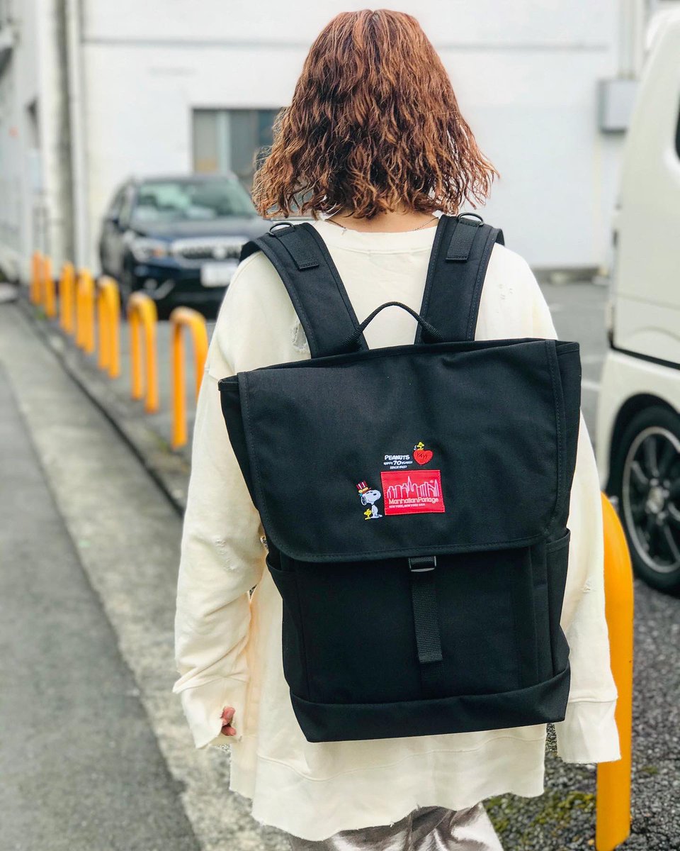 Manhattan Portage Shizuoka Washington Sq Backpack Peanuts Number Mp12jrpeanut Color Black Price 19 400 Tax Size 幅29cm 高さ42cm マチ16cm Staff 159cm Manhattanportage マンハッタンポーテージ バッグ トートバッグ