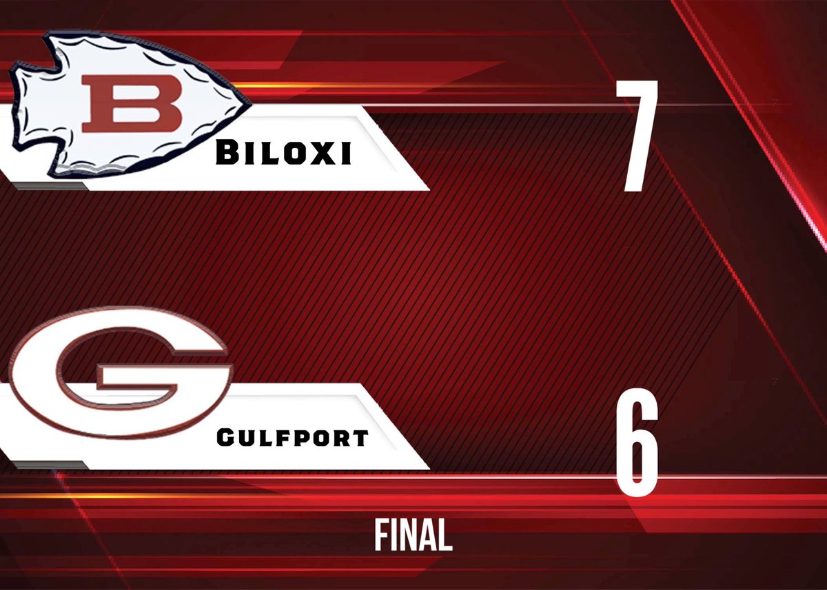 BiloxiFB's tweet photo. 𝗩𝗜𝗖𝗧𝗢𝗥𝗬 in Gulfport! 1st time since 1984! 

#BlxIndianNation | #OneTribe🏹 https://t.co/yEUshqauej