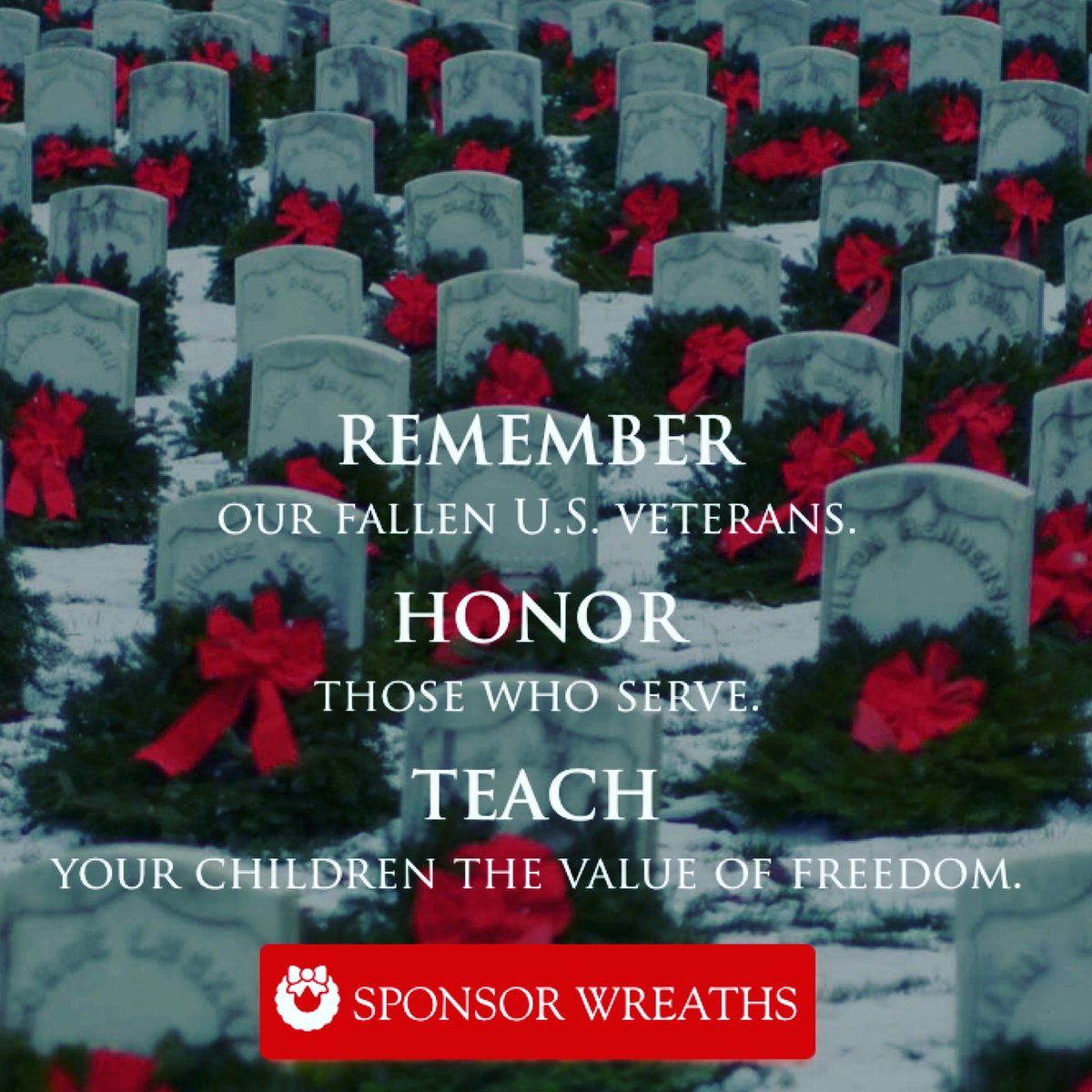 mdcDAR_KS's tweet photo. Please help us honor American Veterans by sponsoring wreaths for Wreaths Across Americ. Wreaths start at $15.
The link below will provide a way to sponsor. Our Group Id is KS0105P if you choose to search for a group on the WAA website.

https://t.co/XgJuxUyL2t https://t.co/451lTQ4KnO