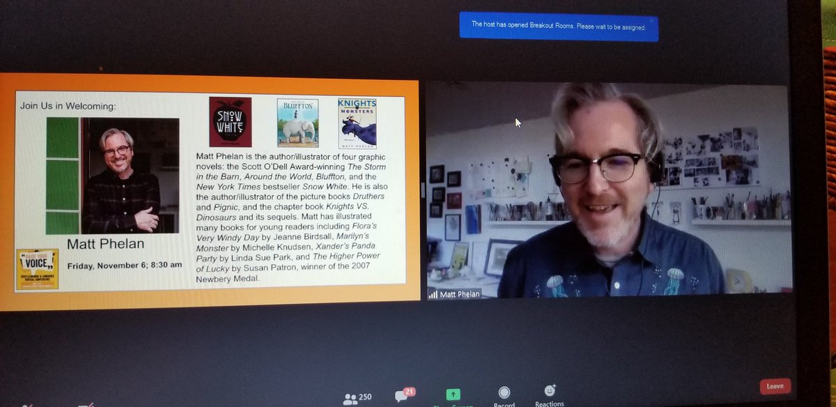 eaglelibrary1's tweet photo. Day 2 of our Library Conference was great! Started with meeting author and illustrator Matt Phelan, and then had great sessions on using Boom Cards, virtual book clubs, and the Magic Theatre.
@eaglelibrary1 #llvc2020 https://t.co/V97SGO0wm8