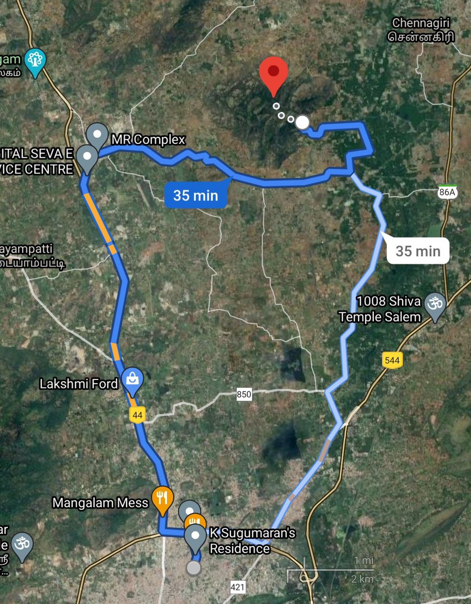 [ Saturday morning ride - THREAD ]Today's ride is to a beautiful named hill called Ponsori Malai (Sorimalai colloquially) - it's a archeological site where 2,500 yr old stone monuments found.Will try to find the monument & take pics #Strava  #Relive  #cycling  #cyclinglife /1